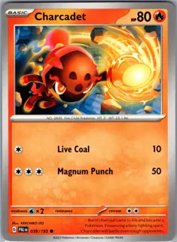Charcadet 039/193 Common Paldea Evolved Pokemon Near Mint - Image 1