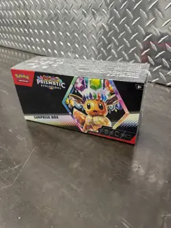 Pokemon TCG Scarlet & Violet Prismatic Evolutions Surprise Box Factory Sealed. - Image 1