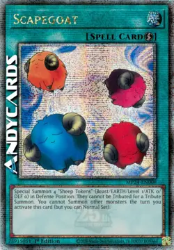 SCAPEGOAT • (Capro Espiatorio) • Quarter Century • MP24 EN008 • 1Ed • Yugioh! - Image 1