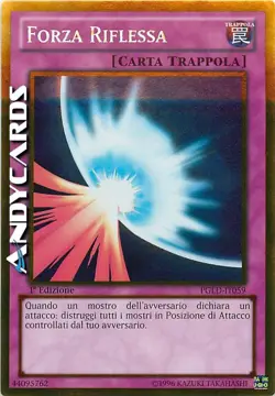 FORZA RIFLESSA • (Mirror Force) • Oro • PGLD IT059 • 1Ed • Yugioh! • ANDYCARDS - Image 1