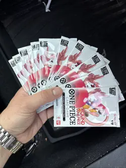 Round 1 x One Piece Card Game Promotional Pack - ENGLISH Lot of 10 Sealed Packs - Image 1