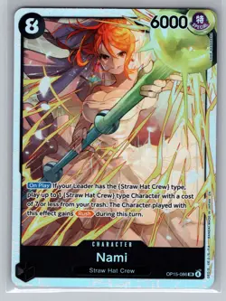 Nami OP15-086 Super Rare Adventure on Kami's Island One Piece Near Mint - Image 1
