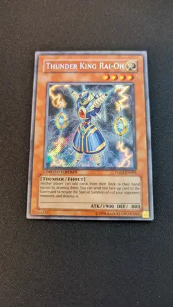 x1 YuGiOh Thunder King Rai-Oh - YG02-EN001 - Secret Rare Limited Edition - LP - Image 1