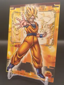 Son Goku SP No.09 Holo Dragon Ball Z Card Carddass Ensky 2006-2008 Japan TCG B1 - Image 2