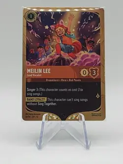 2026 Disney Lorcana Meilin Lee Promo #10/P4 Foil Vocalist Attack of the Vine! - Image 1