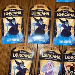 Disney Lorcana The First Chapter Booster Pack Lot Sealed x 10 (2024) - Image 4