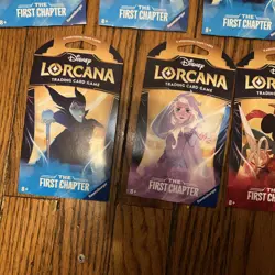 Disney Lorcana The First Chapter Booster Pack Lot Sealed x 10 (2024) - Image 5