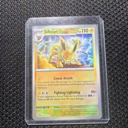 Jolteon (Master Ball Pattern) Holo Rare SV: Prismatic Evolutions 029/131 NM - Image 2
