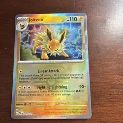 Jolteon (Master Ball Pattern) 029/131 Sv: Prismatic Evolutions Holo - Image 2