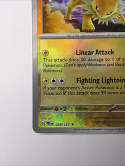 Jolteon (Master Ball Pattern) 029/131 Sv: Prismatic Evolutions Holo - Image 5