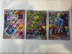 Grookey 052 + Scorbunny 053 + Sobble 054 - First Partner Pokemon Cards - Image 1