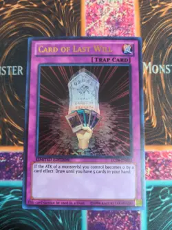 Yu-Gi-Oh! Card of Last Will LC04-EN003 Limited Ultra Rare NM - Image 1
