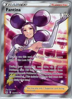 Fantina (Full Art) 191/196 SWSH11: Lost Origin - Pokemon Card - NM - Image 1