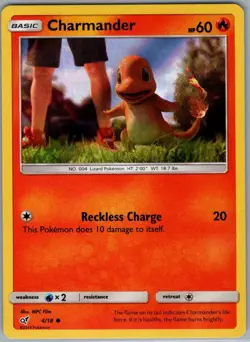 Charmander (Holo Common) 4/18 Holo Detective Pikachu - Pokemon Card - NM - Image 1