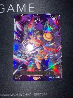 One Piece Card OP09-119 Monkey D Luffy SP SEC Inherited will - Image 1