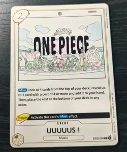 One Piece CCG Uuuuus! Anime 25th Collection R Foil Card EB02-058 NM - Image 1