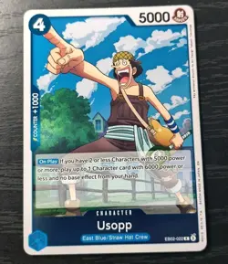 One Piece CCG Usopp Anime 25th Collection R Foil Card EB02-022 NM - Image 1