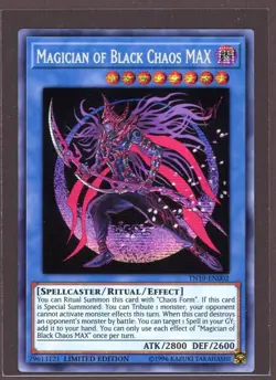 Magician of Black Chaos MAX Secret Rare Yu-Gi-Oh! Card TN19-EN002 NM - Image 1