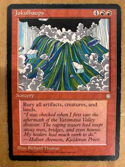 MTG 1x Jokulhaups Ice Age Legacy Premodern Magic the Gathering Card x1 HP - Image 1