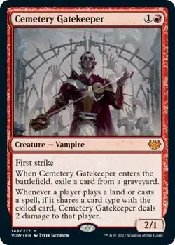 Cemetery Gatekeeper 148 Mythic Innistrad: Crimson Vow Near Mint - Image 1