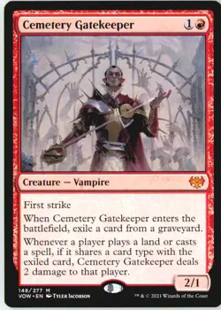 Cemetery Gatekeeper 148 Mythic Innistrad: Crimson Vow Near Mint - Image 2