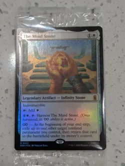 Wizards of the Coast MTG The Mind Stone Marvel Super Heroes Mythic Foil 0021 EN - Image 1