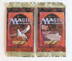 Magic the Gathering 4th Edition Factory Sealed Booster Packs Lot 2 - Image 1