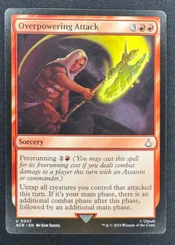 MTG Overpowering Attack U 37 NM Universes Beyond Assassin’s Creed UB AC - Image 1