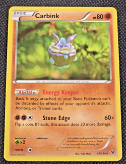 2016 Near Mint NM Pokemon Carbink 49/124 XY Fates Collide -- L41 - Image 1