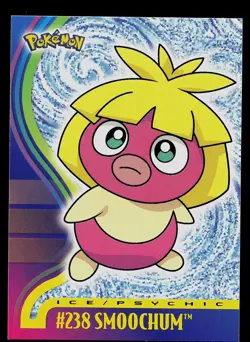 Pokemon Card - Topps Johto League Champions Non Foil Smoochum #238 - Image 1
