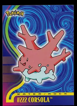 Pokemon Card - Topps Johto League Champions Non Foil Corsola #222 - Image 1