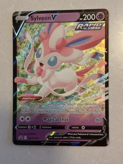 2022 Pokemon Sylveon V SWSH202 Black Star Promo Ultra Rare NM - Image 1