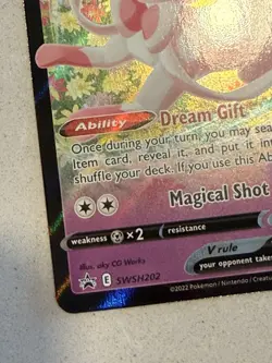 2022 Pokemon Sylveon V SWSH202 Black Star Promo Ultra Rare NM - Image 3