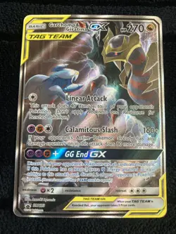 Pokemon TCG - Garchomp and Giratina GX SM193 Black Star Promo - NM - Image 1