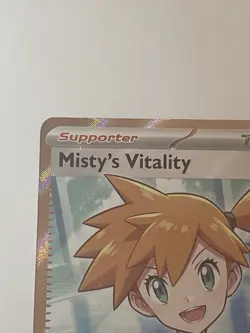 Pokemon Misty's Vitality 111/084 Pitch Black English Holo Full Art Ultra Rare - Image 2