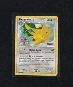 Dragonite Lv.61 National Championships STAFF Promo Card English - Image 1