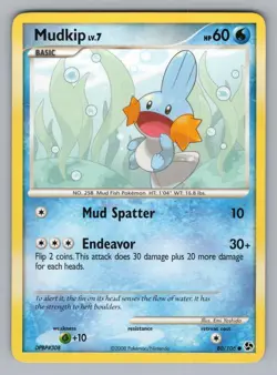 MUDKIP 80/106 C GREAT ENCOUNTERS POKEMON LP GE 2008 2 - Image 1