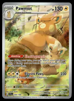 2023 SV01: Scarlet & Violet Base Set Pawmot - 209/198 Illustration Rare #209/198 - Image 1