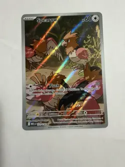 Spearow 151/132 Illustration Rare Mega Evolution Pokemon TCG NM - Image 1