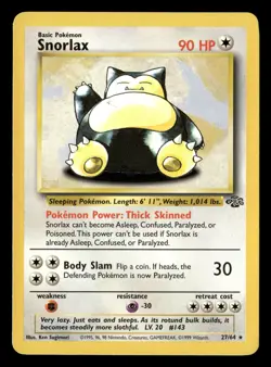 Pokemon Jungle #27/64 Snorlax - Image 1