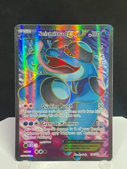 Seismitoad EX (Full Art) 106/111 - Pokemon Furious Fists - LP - Image 1