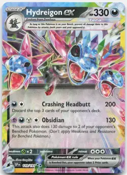 Hydreigon ex 119/191 Double Rare Surging Sparks Pokemon Holo Near Mint - Image 1