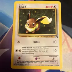 Eevee 55/82 Team Rocket LP Unlimited - Image 1