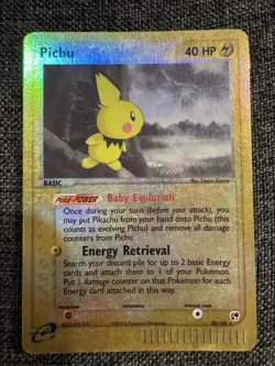 Pichu 20/100 Ex Sandstorm Reverse Holo Rare Lightly Played Pokemon TCG Card - Image 1
