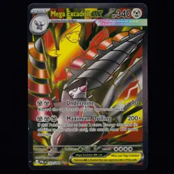 Mega Excadrill ex 103/084 Pitch Black Ultra Rare Pokemon TCG NM - Image 1