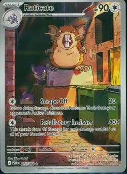Raticate - Pokemon Perfect Order 099/088 Illustration Rare, Full Art-NM - Image 1