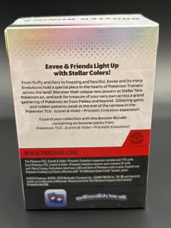 Pokemon Scarlet & Violet Prismatic Evolutions Booster Bundle Box - Image 3
