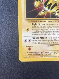 1999 Electabuzz Movie Promo 02/53 WOTC Pokemon TCG - Image 5