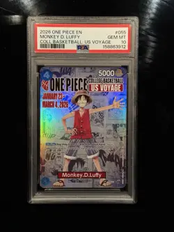 One Piece Monkey.D.Luffy US Voyage Promo PSA 10 Sequential - Image 1