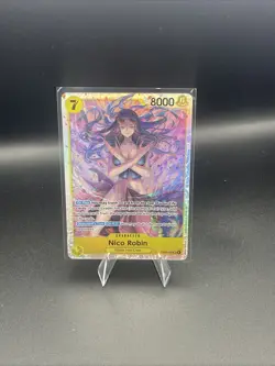 Nico Robin EB03-055 SR Foil English One Piece TCG Card Near Mint - Image 1